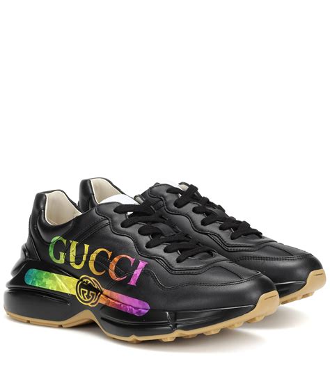 gucci balck shoes|gucci shoes black leather.